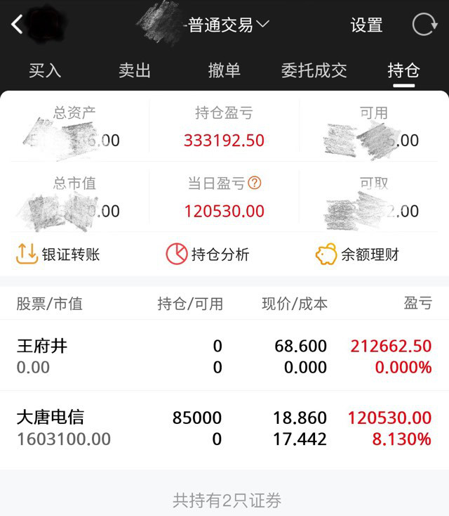 龙虎榜：惨！孙哥4亿扫板中泰证券<strong></p>
<p>中泰证券</strong>，被套7%......