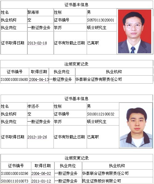 中国证券从业资格证(证券从业资格证书查询)