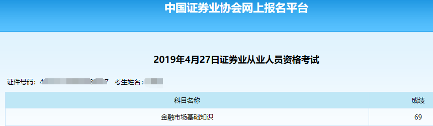 证券从业考试成绩查询(证券从业考试成绩查询入口)